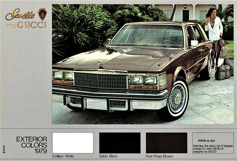 Very Rare 1979 Cadillac Seville by Gucci 